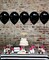 50 Pieces Black Balloons Latex Party Balloons - 12 inch Helium Matte Black Balloons for Wedding Graduation Baby Shower Birthday Party Decorations